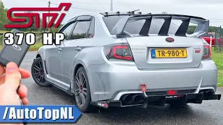 370HP Subaru WRX STi REVIEW on AUTOBAHN [NO SPEED LIMIT] by AutoTopNL