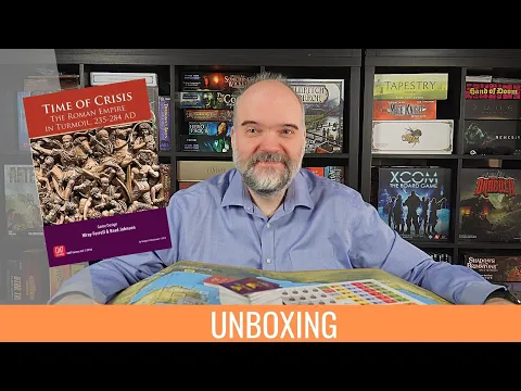 Time of Crisis: The Roman Empire in Turmoil, 235-284 AD, by GMT Games - Unboxing (Greek)