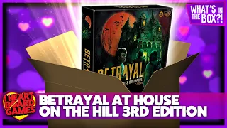 Betrayal At House on the Hill 3rd Edition Unboxing: What's In The Box?!
