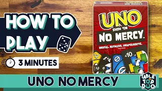 How to Play Uno No Mercy