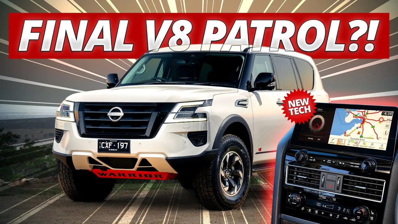 Proper interior tech finally arrives for the V8 Y62 Nissan Patrol