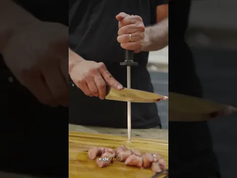 Faca Chef 10" em Aço Inox 33,4cm Grande Naterial