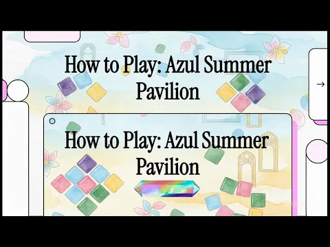 How to Play Azul: Summer Pavilion β Complete Board Game Tutorial & Scoring Guide