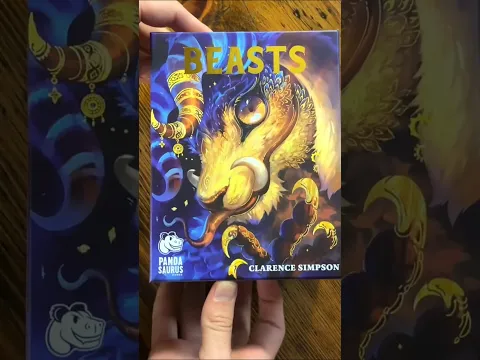 #beasts by @PandasaurusGames #bggcommunity #unboxing