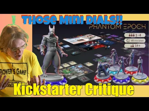 Phantom Epoch : Cooperative 1-4 Player Roleplaying Board Game - Kickstarter Critique Review