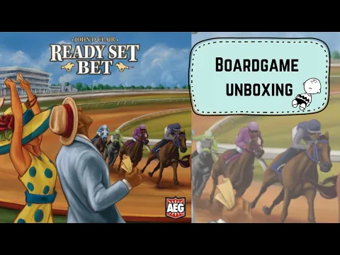 桌遊開箱#4 - Ready Set Bet (Boardgame unboxing)