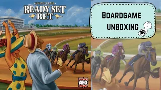 桌遊開箱#4 - Ready Set Bet (Boardgame unboxing)