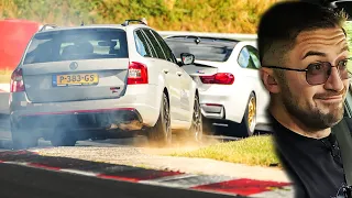 GIGA SEND in Skoda Octavia vRS! vs Vika // Nürburgring