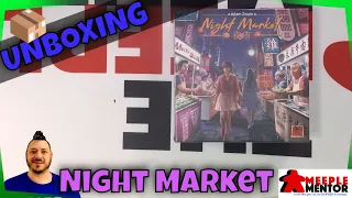 Meeple Mentor Unboxes Night Market- The All-In Pledge