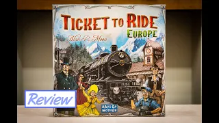 Just how good is the board game Ticket to Ride Europe? Find out with this Board Game Pix review!