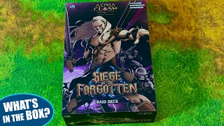 ALPHA CLASH: SIEGE OF THE FORGOTTEN Raid Deck Unboxing 1-5 Player Cooperative Experience