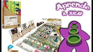 The Gallerist - Español - Reseña Juego de mesa - Preparación y cómo se juega