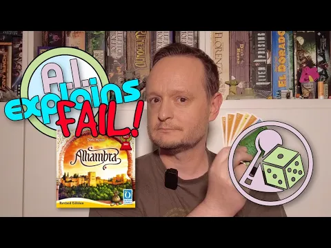 Artificial Intelligence Explains Alhambra (Boardgame)