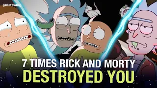 7 Times Rick and Morty Destroyed You | Rick and Morty | adult swim