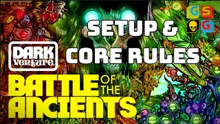 Dark Venture: Battle of the Ancients Setup and Core Rules