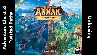 Unboxing The Lost Ruins of Arnak: Adventure Chest & Twisted Paths