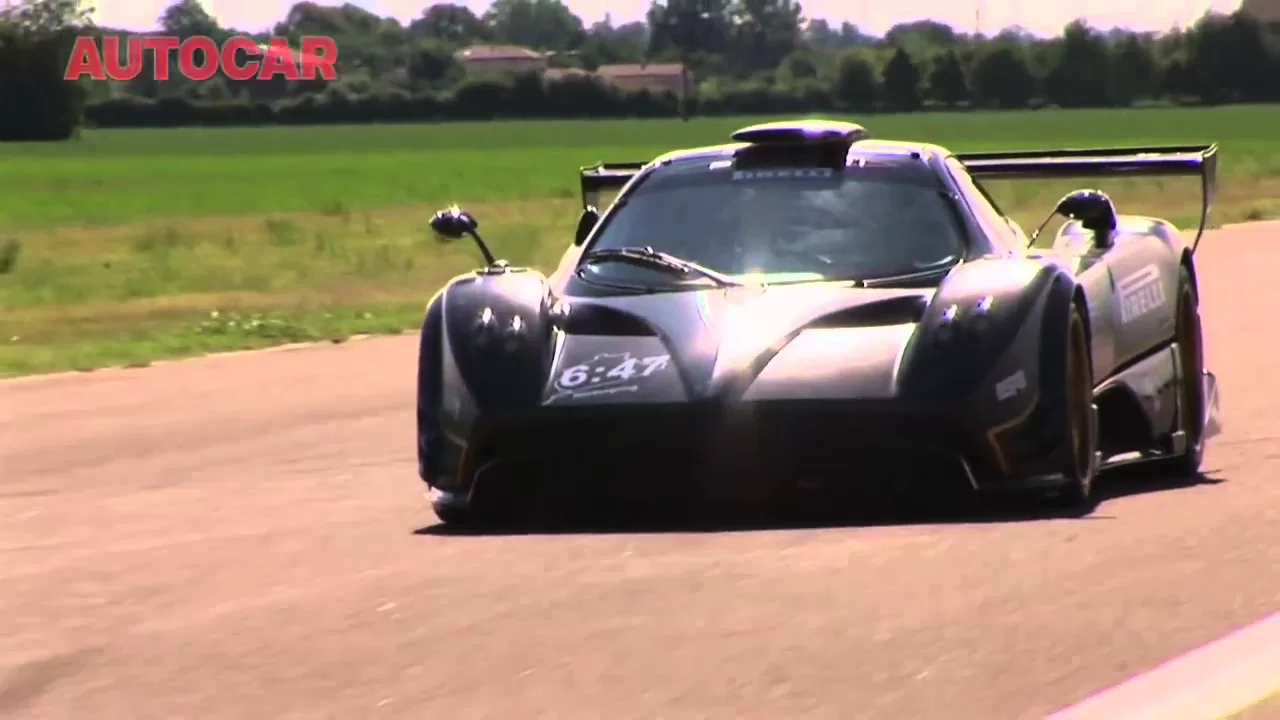 Pagani Zonda R driven by autocar.co.uk