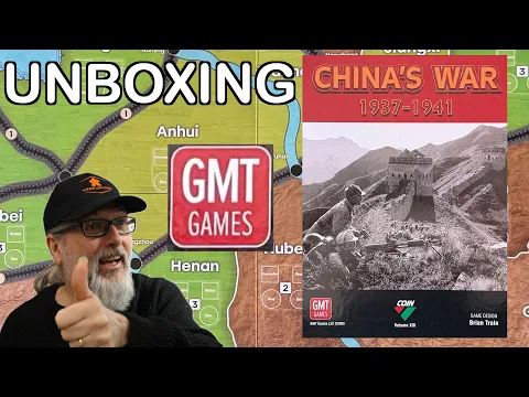 Unboxing China's War | The latest COIN Series Board Game from GMT Games | Designed by Brian Train