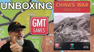 Unboxing China's War | The latest COIN Series Board Game from GMT Games | Designed by Brian Train