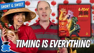 Lion Dancers – When Timing Matters. Let Us Dance.