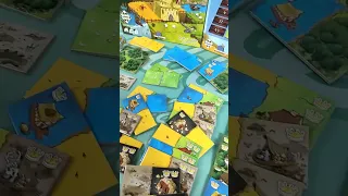 Unboxing Kingdomino, Build Your First Tiny Kingdom! #boardgameshorts