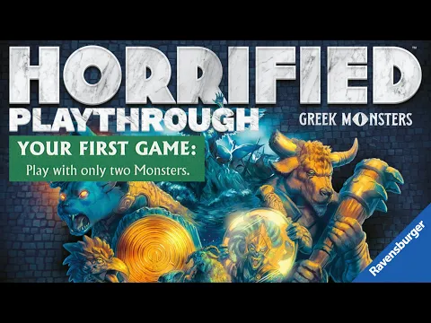 Horrified: Greek Monsters - First Game playthrough (Cerberus and Basilisk)
