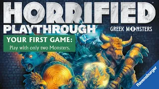 Horrified: Greek Monsters - First Game playthrough (Cerberus and Basilisk)
