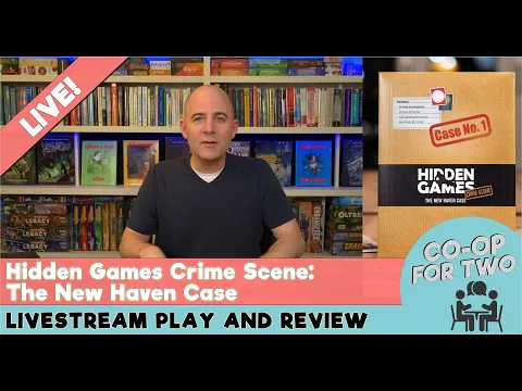 Hidden Games Crime Scene: The New Haven Case - Live play then review