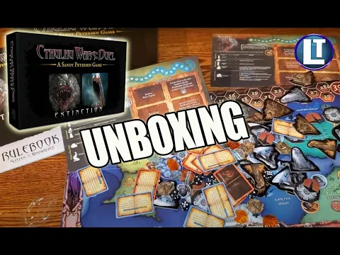CTHULHU WARS DUEL EXTINCTION / UNBOXING / CTHULHU WARS DUEL Components Reboxing