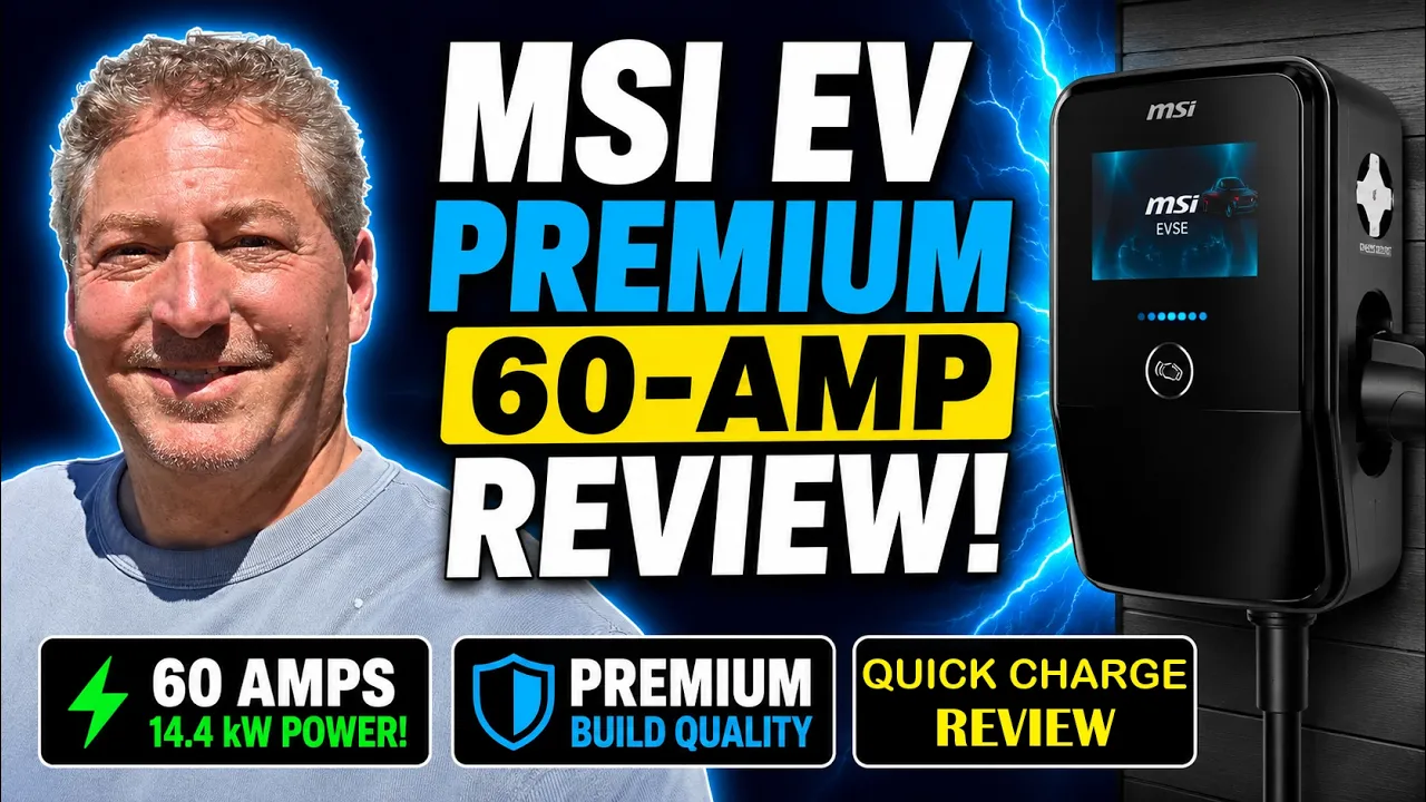 Everything You Need To Know About The MSI EV Premium 60-Amp EV Charger In 10 Minutes