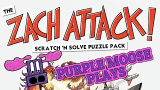 Purple Moose Plays...The Zach Attack Scratch 'N Solve Puzzle Pack - review copy