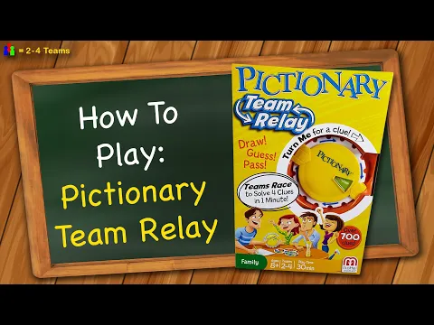 How to play Pictionary Team Relay