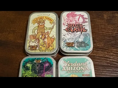 Review: Mint Tin Series from Galen’s Games