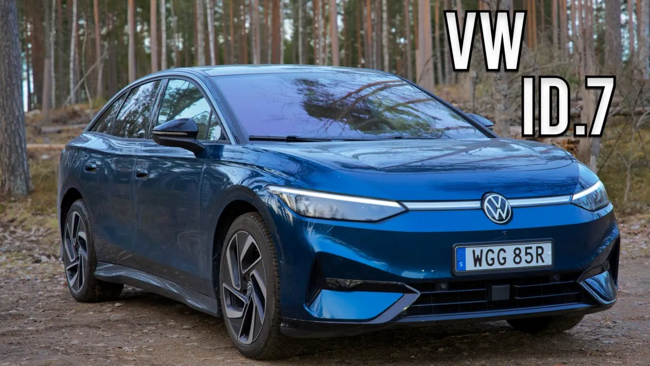 Volkswagen ID.7 - provkörning och räckviddstest (ENG SUB)