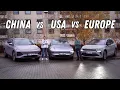 China vs USA vs Europe Electric Car Battle!