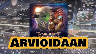 Twilight Inscription lautapelin arviointi | Jättimäinen Roll & Write | Fantasy Flight Games