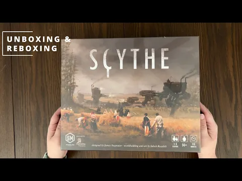 Scythe Board Game - What's in the Box - Unboxing - Reboxing