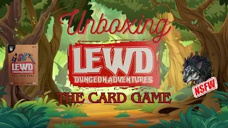 Unboxing Lewd Dungeon Adventures The Card Game (NSFW)