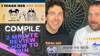 Compile in 2 Minutes! Comedy Intro, Rules & Laughs- Dice Tower Feature - I Teach Her She Wins