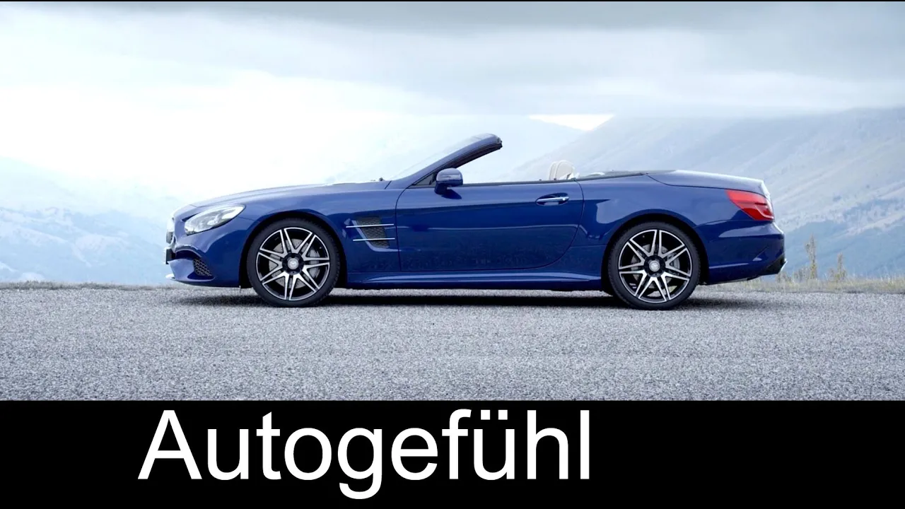2016 new Mercedes SL 500 Facelift Exterior Interior Roof Preview - Autogefühl
