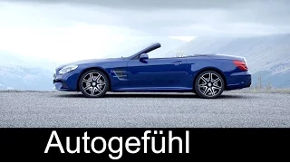 2016 new Mercedes SL 500 Facelift Exterior Interior Roof Preview - Autogefühl