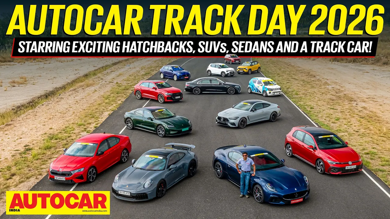 Autocar Track Day 2026 - Narain Karthikeyan drives 13 cars to the limit at CoASTT | Autocar India