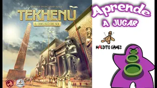 Tekhenu - Cómo se juega - Tutorial - Juego de Mesa