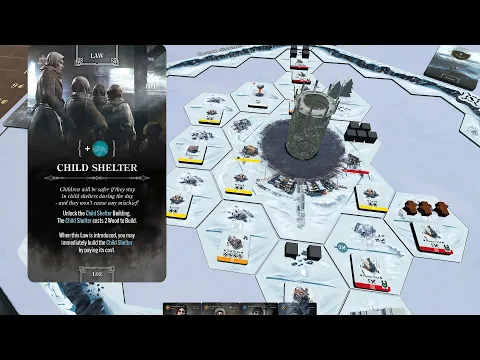 DGA Demos Board Games - Frostpunk: The Board Game via Tabletop Simulator