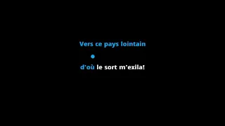 Thomas: Connais-Tu Le Pays (Mignon) | Karaoke with Lyrics in 2 Tonalities