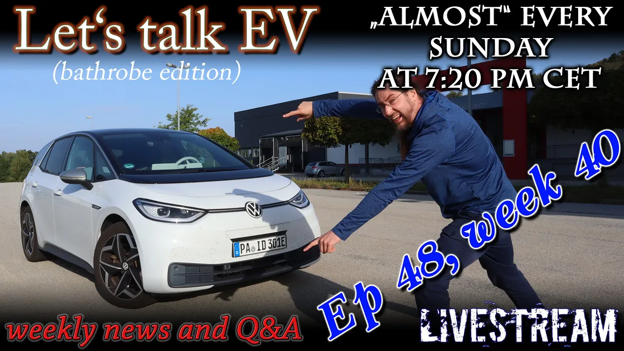 (live) Let's talk EV - Id.3 Pure coming this week