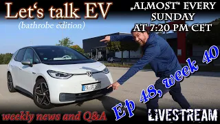 (live) Let's talk EV - Id.3 Pure coming this week