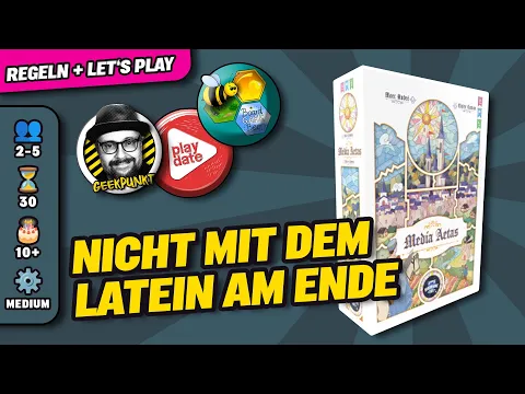 MEDIA AETAS / MIDDLE AGES - Boardgame Box - Brettspiel - Regeln & Let's Play