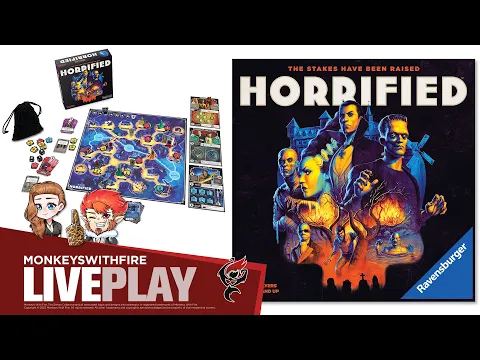 HORRIFIED: UNIVERSAL MONSTERS - RAVENSBURGER | BOARD GAME LIVE PLAY |