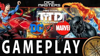 Dice Masters Two Team Takedown: Marvel vs DC | Round 1 (jourdo vs NerdianaJones)